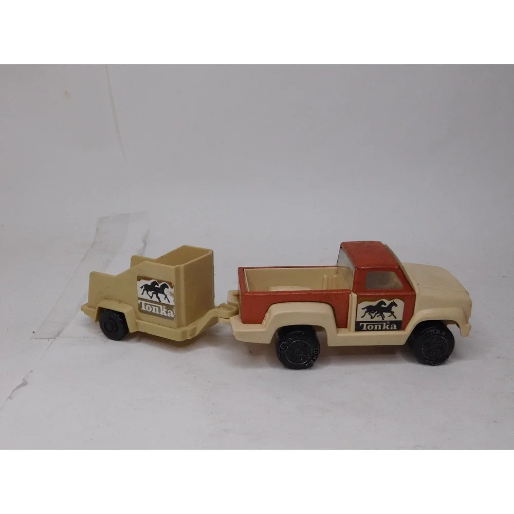 Tonka Western Pickup with Horse Van Trailer #806479 Vintage 1979 Lot No. 921